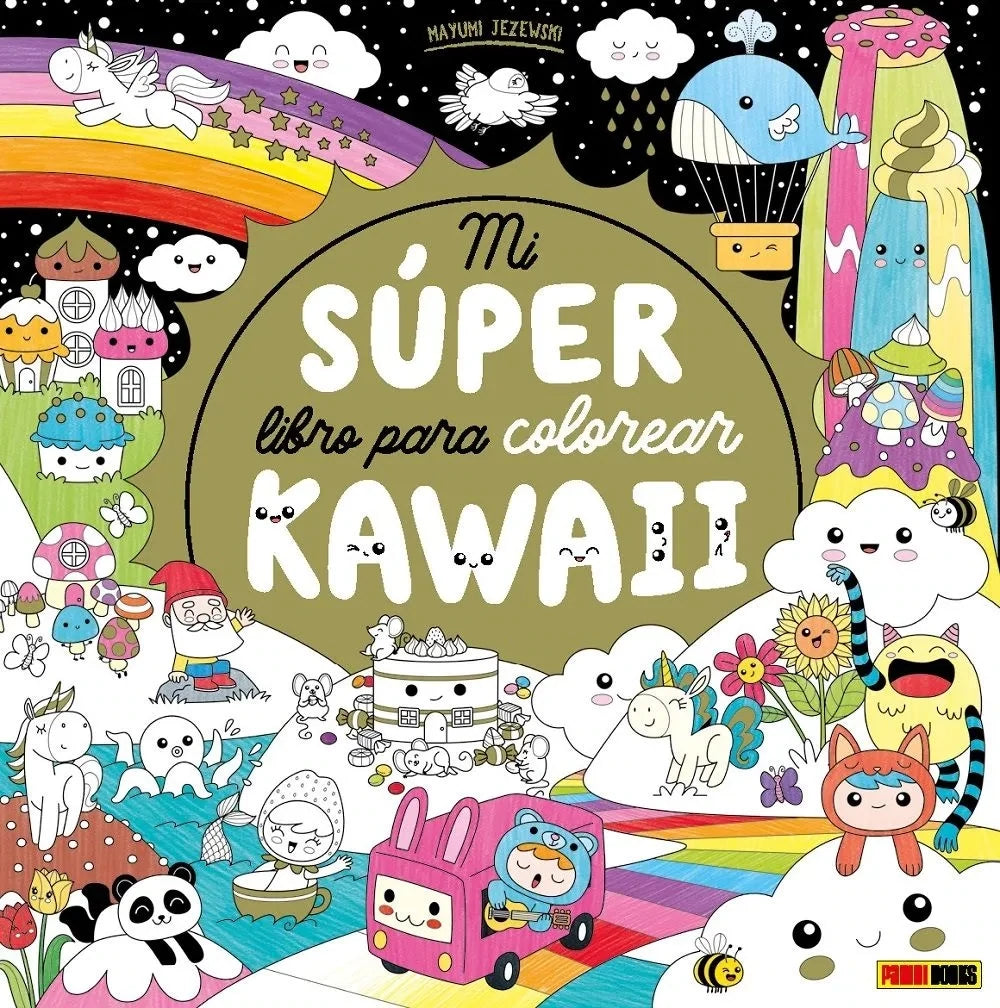 Mi Super Libro Para Colorear - Kawaii - Panini