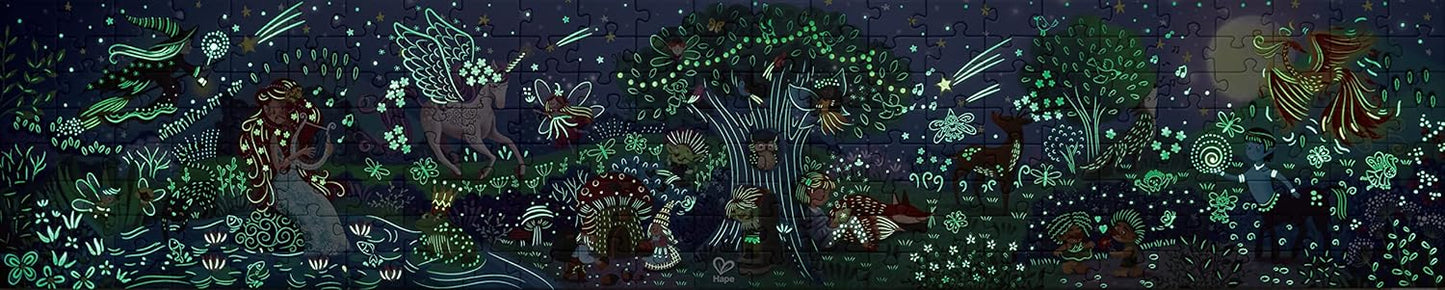 Hape - Puzzle - Magic Forest- Fluorescente