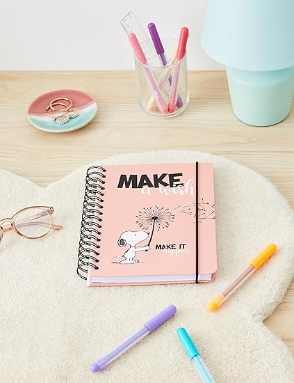 Cuaderno Snoopy - A5 - punteado