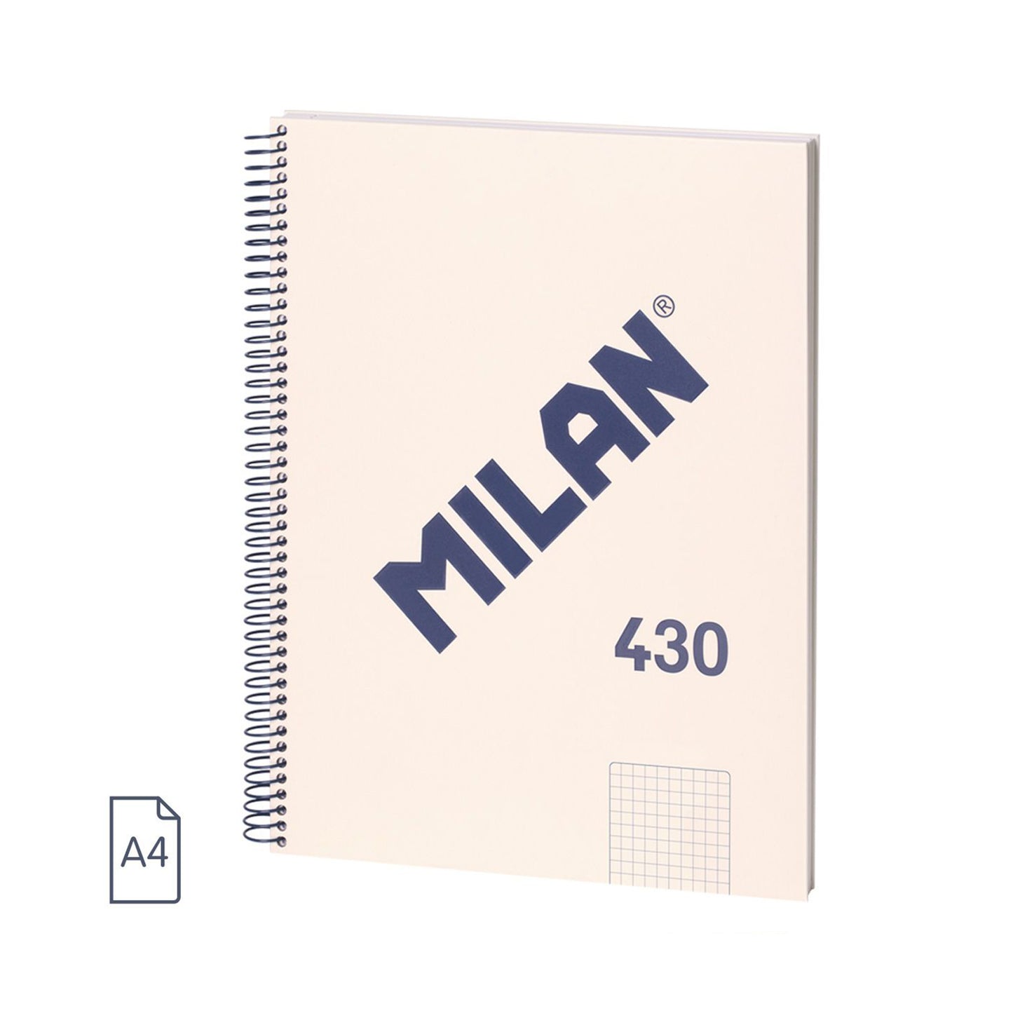 Cuaderno MILAN - A4 - tapa dura - cuadrícula - serie 1918