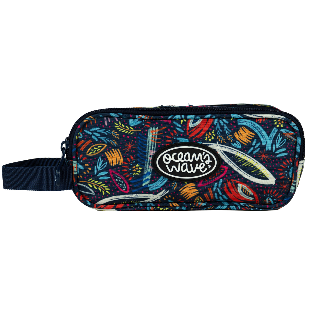 Estuche 3 cremalleras Ocean's Wave