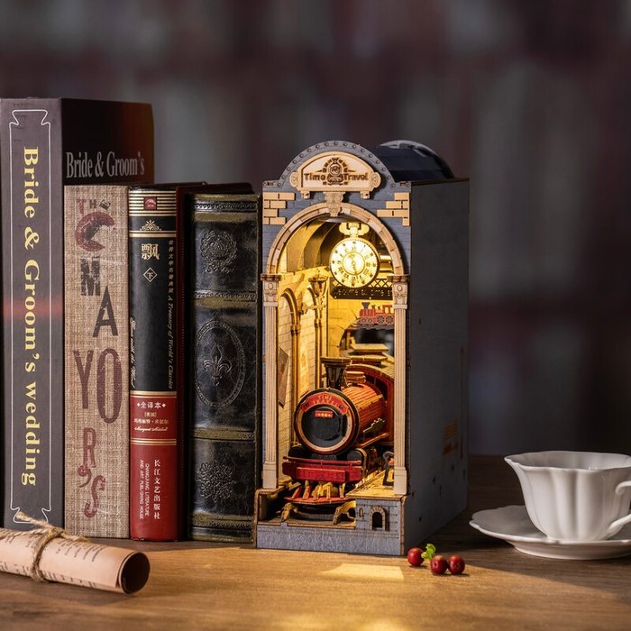 Maqueta - Sujetalibros-Tren - RoWood