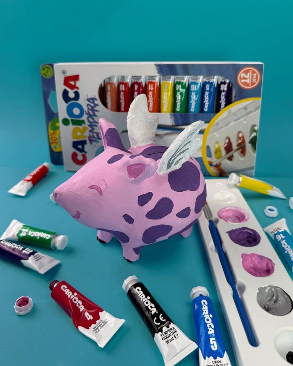 Carioca - Témpera - 5 Tubos - 12 ml