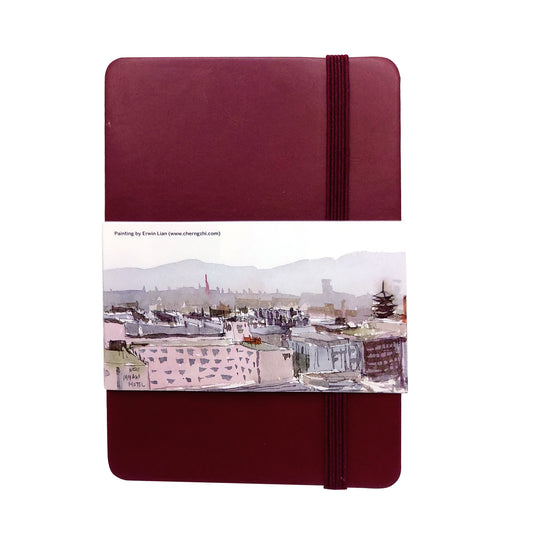 Los cuadernos de bocetos Etchr Accordion están hechos de papel 100% algodón de calidad artística libre de ácido, por lo que son ideales para técnicas húmedas y mixtas. Apto para veganos, la cubierta es de PU.