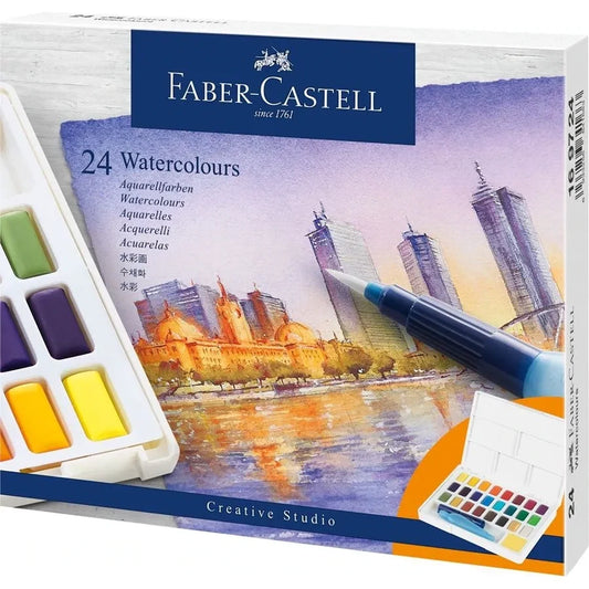 Faber-Castell - Estuche - 24 acuarelas
