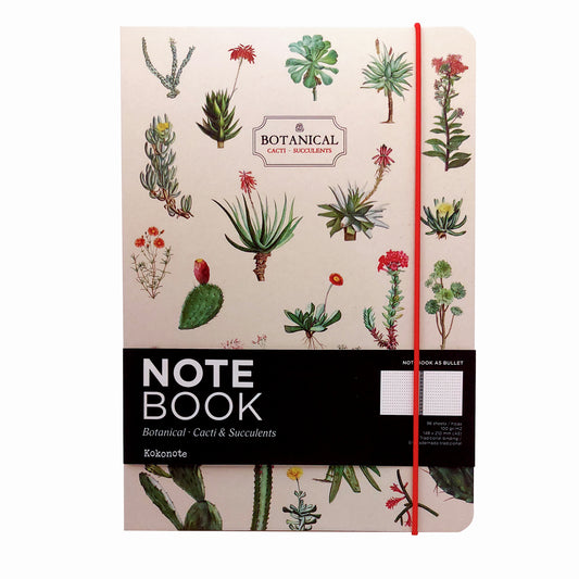 Cuaderno Cosido A5 Botanical Cacti - Kokonote