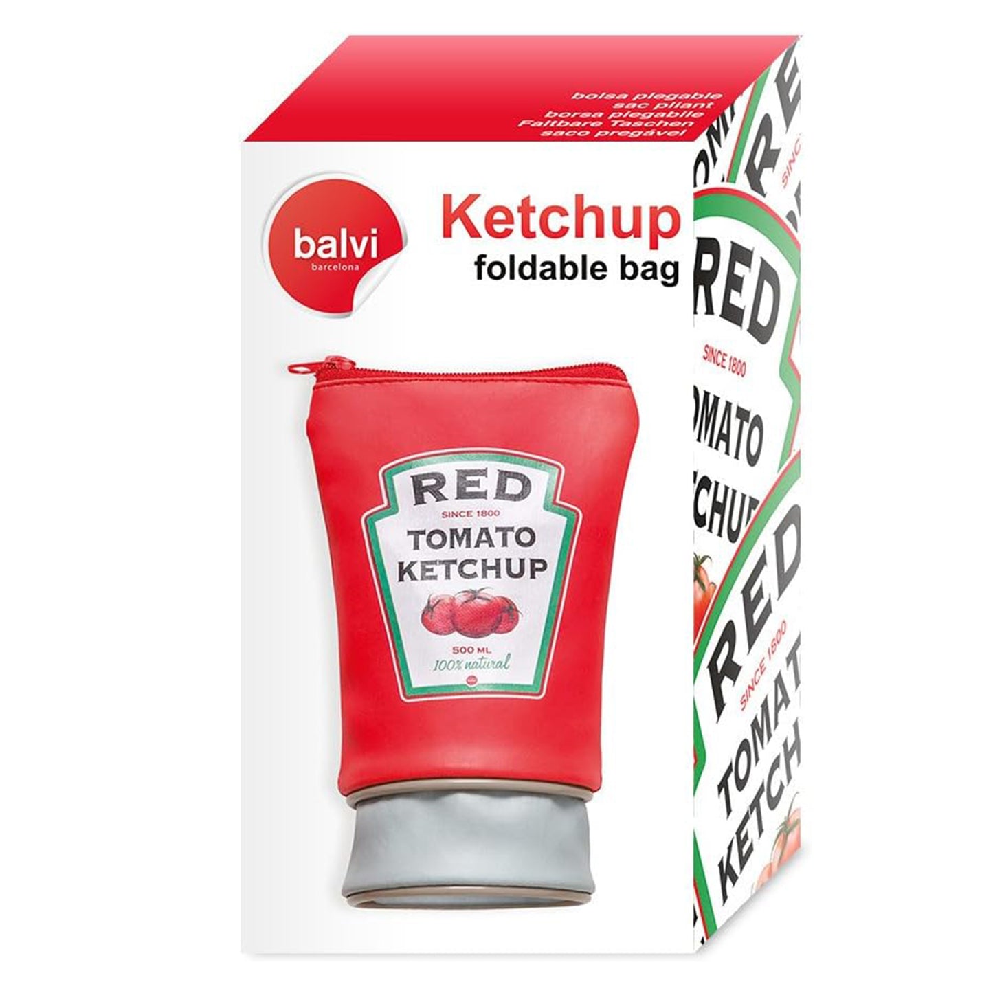 Bolsa plegable - Ketchup - Balvi