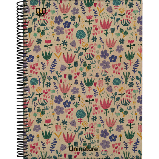 Cuaderno - forrado - A4 - 80h - Uninature