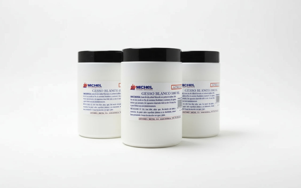 Gesso Michael 1 kg – Base Ideal para Acrílico y Óleo