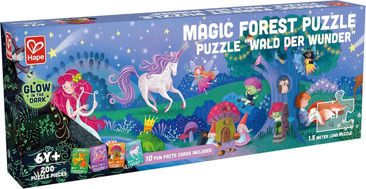 Hape - Puzzle - Magic Forest- Fluorescente
