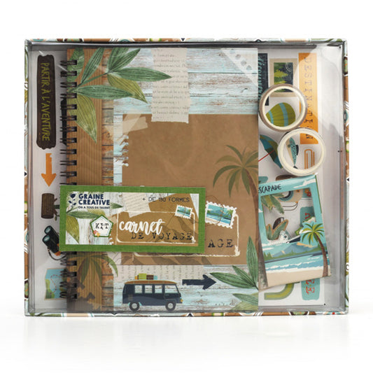 Kit - Cuaderno de viaje - Graine Créative