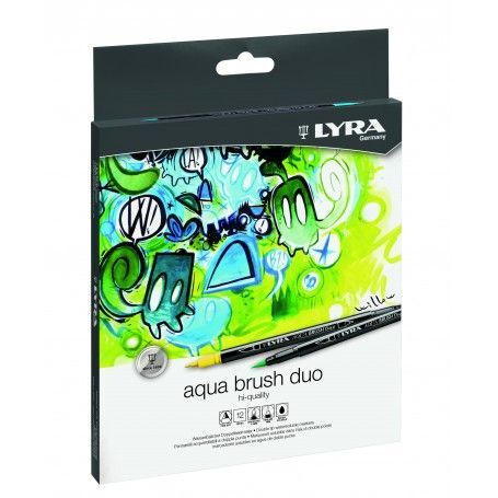 Lyra - Aqua - Brush - Duo