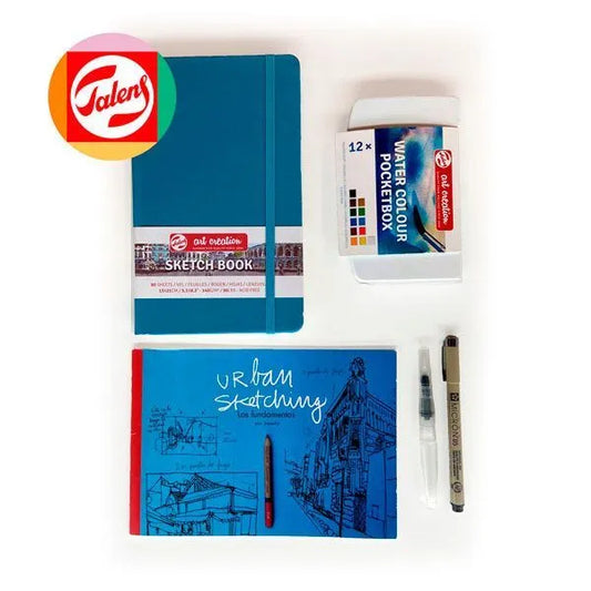 Set - Urban Sketching - Blue Edition