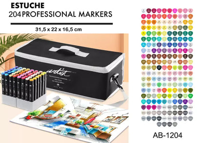 Estuche-204-Rotuladores-Luxury-Canvas-Artist Alex Bog