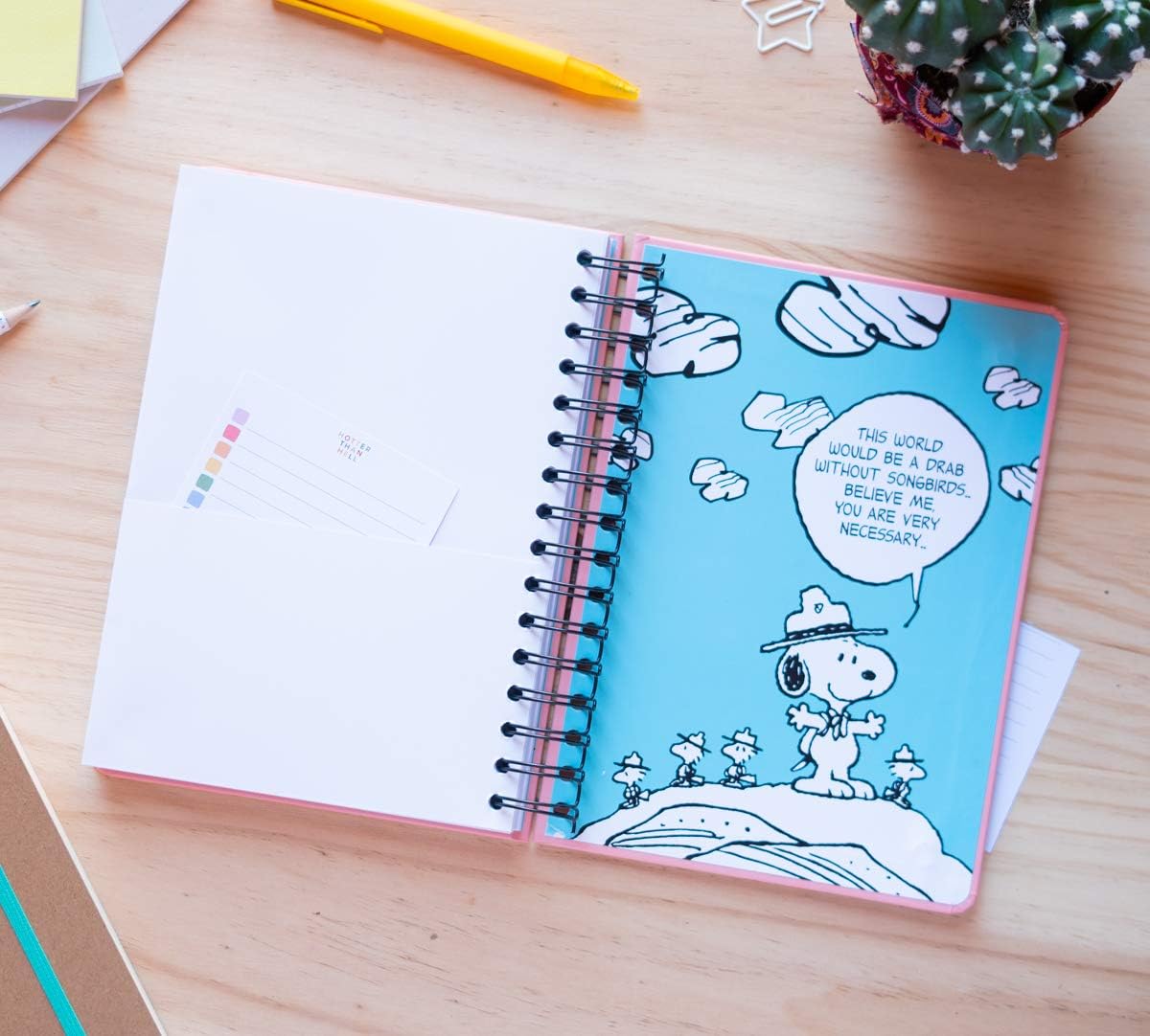 Cuaderno Snoopy -  A5 - punteado