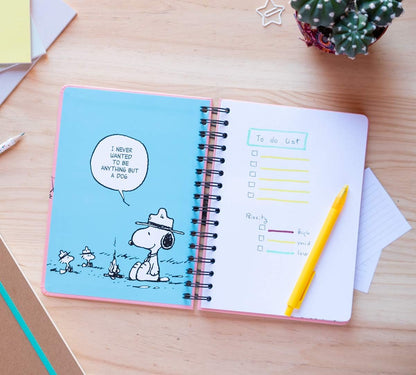 Cuaderno Snoopy -  A5 - punteado