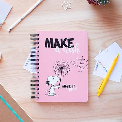 Cuaderno Snoopy -  A5 - punteado