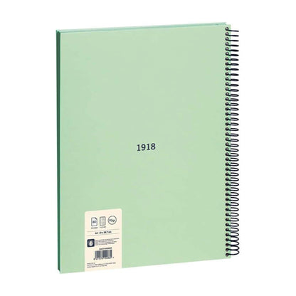 Cuaderno MILAN - A4 - tapa dura - cuadrícula - serie 1918