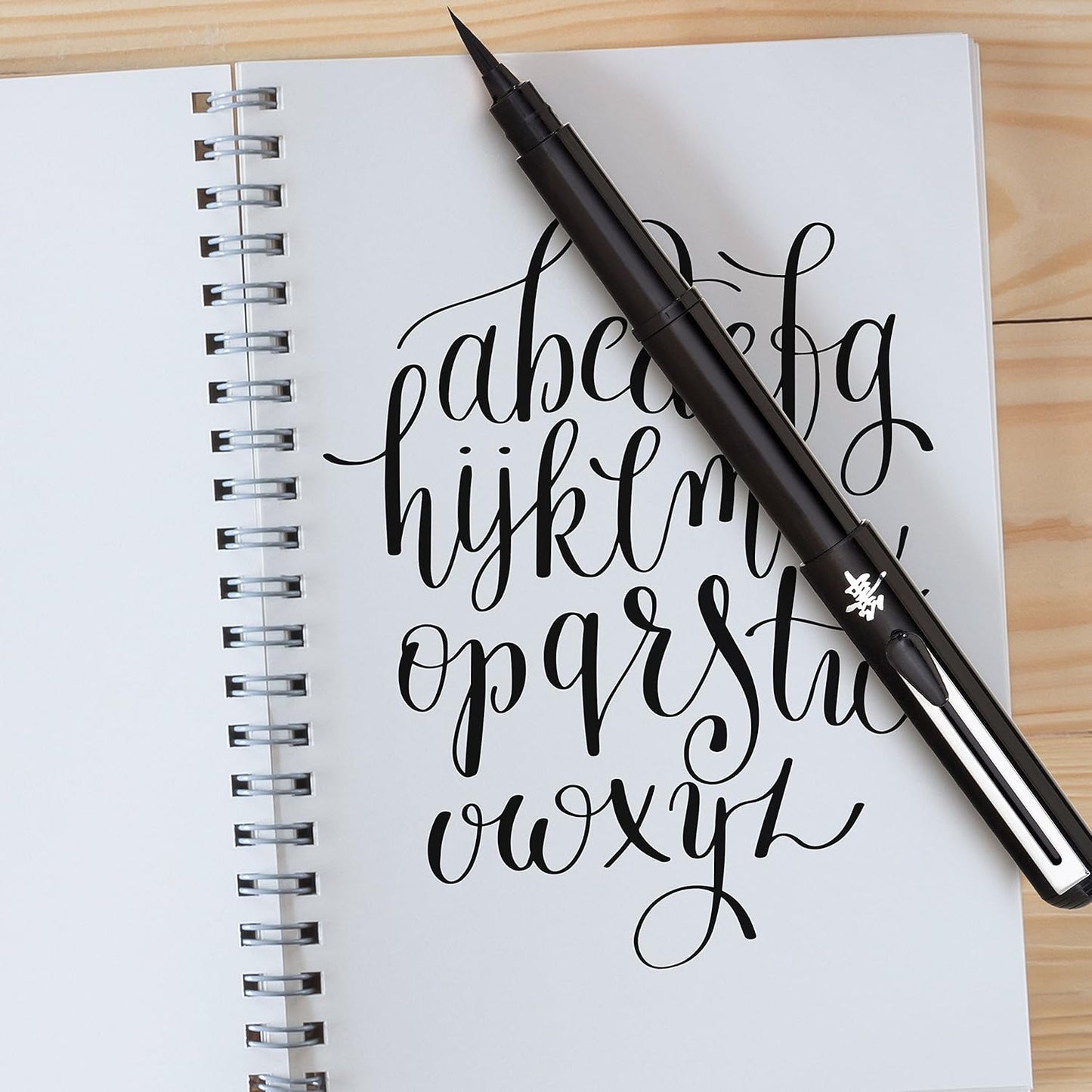 Pentel Arts - Pocket Brush Pen + 2 recambios de tinta negra