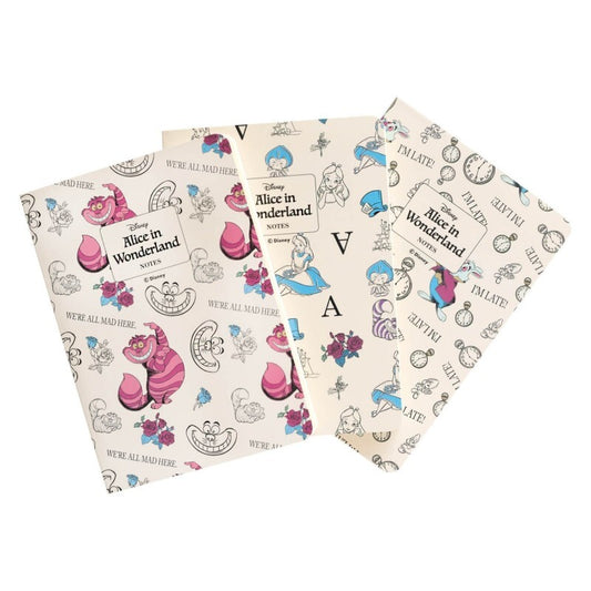 Pack de cuadernos - Alicia en el País de las Maravillas - Disney